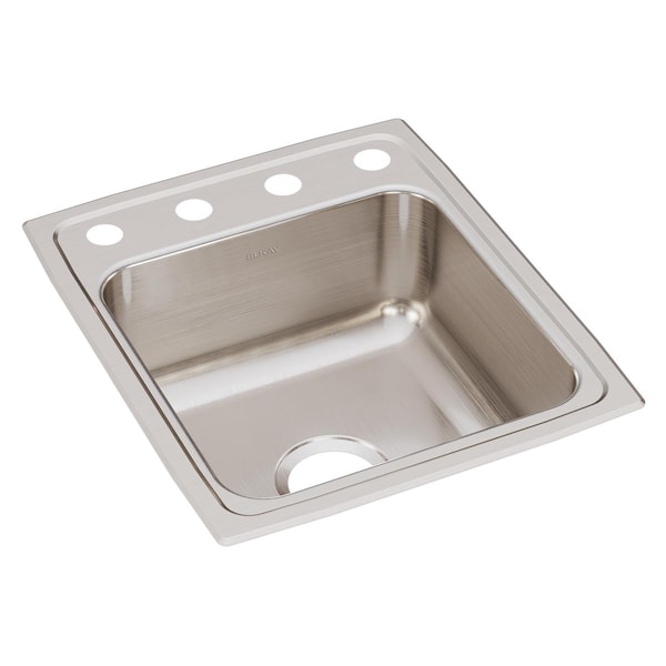 Classic SS 17" x 20" x 7-5/8", Single Bowl Drop-in Sink